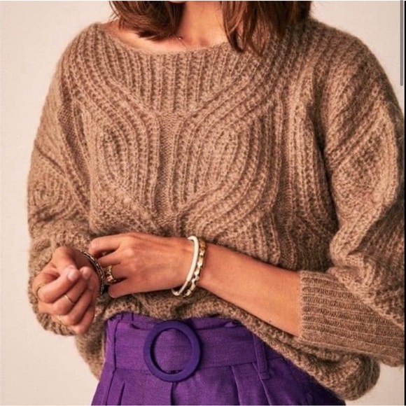Sezane Gisele Sweater - Taupe - Picture 3 of 7